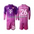 Camisola Bayern de Munique Sven Ulreich 26 Guarda-redes Criança Equipamento Quarto 2025-2026 Manga Comprida